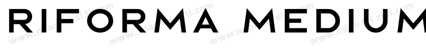 Riforma Medium字体转换
